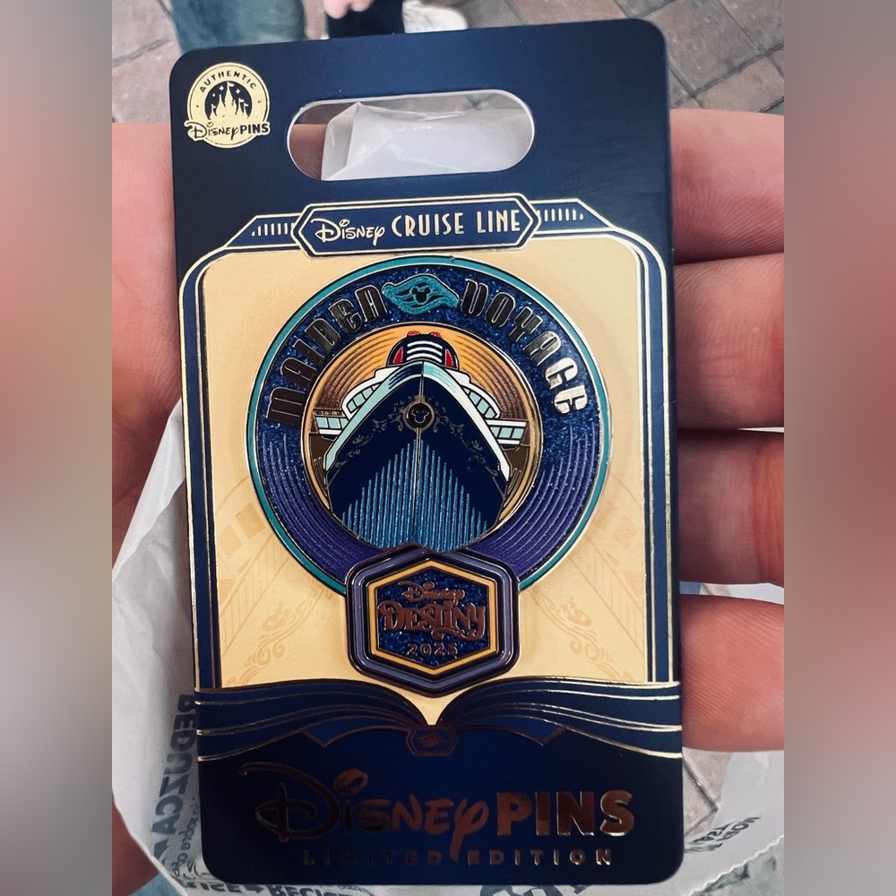 Disney Cruise Line Destiny Maiden Voyage Pin DCL Limited Edition Ship Mickey